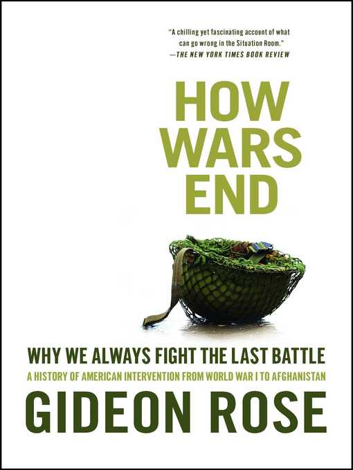 Title details for How Wars End by Gideon Rose - Wait list